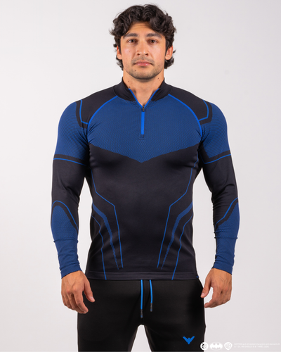 NIGHTWING Super Suit™ Compression 1/4 Zip Long Sleeve