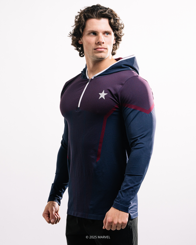 Captain America Super Suit™ Compression Pullover Hoodie