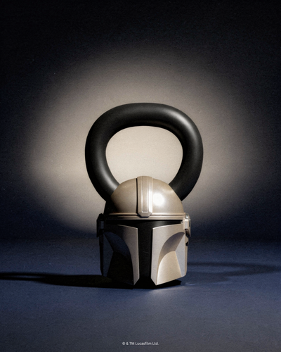 THE MANDALORIAN Hand-Painted Kettlebell 50lbs