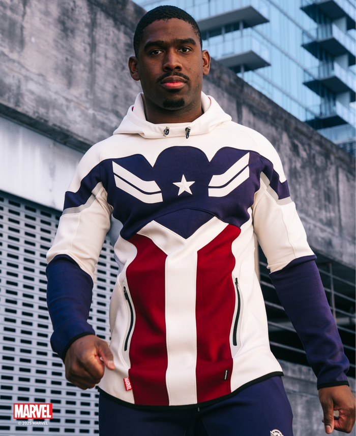 Captain America Sam Wilson Performance Pullover Hoodie 1 of 500