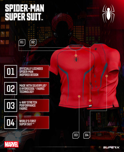 Spider-Man Super Suit™ Compression Short Sleeve